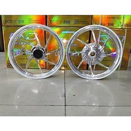 VELG DELKEVIC M8 STAR RIMS AEROX NEW LEXI 155 AEROX OLD Fr:14x185 & Rr:14x215 DND DELKEVIC