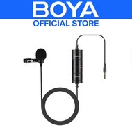 BOYA BY-M1S Universal Lavalier Microphone Lapel Vlog Mic For Camera / Phone