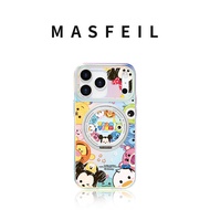 MASFEIL | เคสป้องกันเต็มรูปแบบพร้อมที่วางแม่เหล็กสำหรับ Apple 17Promax iPhone16Pro ip13pm