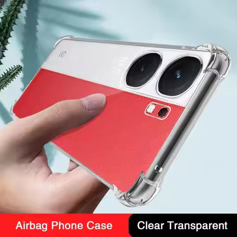 Clear Soft Airbag Phone Case for VIVO iQOO Neo9 Neo 9 9S Pro Plus 5G 360 Protector Air Bag Cover iQO