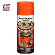 Rust-Oleum CERAMIC ENGINE สีสเปรย์ ทนความร้อน พ่นเครื่องยนต์-สีส้ม