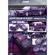 INNO MODELS INNO64 1/64 NISSAN SKYLINE GT-R R33 MIDNIGHT PURPLE