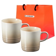 LE CREUSET 卡布奇諾馬克杯 200ml*2個+購物袋 S組 1套 肉荳蔻