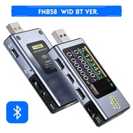 FNIRSI-FNB58 USB dụng cụ kiểm tra Vôn kế Ampe kế Loại-C phát hiện sạc nhanh kích hoạt công suất đo l