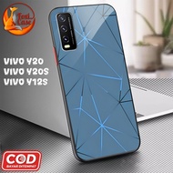 Softcase Vivo Y20 Casing Vivo Y12S Y20S Vivo V2026 V2033 V2042 V2029 V2029 Glossy Case - Shiny Glass