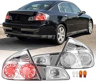 USR 03-06 VQ Sedan Tail Light – Rear Lamps Set (Left + Right) Pair - Compatible with 2003-2004 Infin