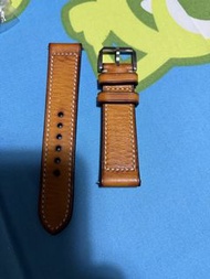 手工 真皮錶帶 棕色 22mm  rolex omega seiko casio