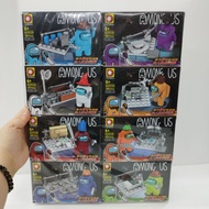 NEW DLP9128 Lego Among US Large Box Set 8 Designs Comes With Props Blocks Beautiful