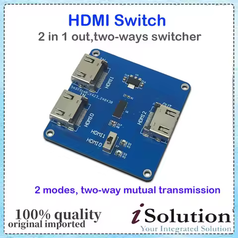 HDMI switcher 2 in 1 out, HDMI high-definition splitter display module