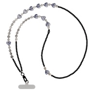 High version CASETiFY black agate phone with shoulder strap crossbody chain long portable drawstring