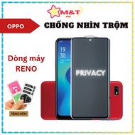 Toughened Anti-Peeping Oppo Reno 13 13F 5G 12F 11F 8 8Z 8Pro 5G 7 7Z 6 6Z 5 4 3 2 2F