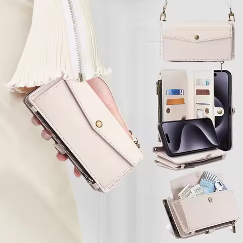 PU Leather Wallet Belt Crossbody Case For OPPO Reno Z 2Z 2F 2 3 Pro 4F 4Z 4 SE 5 6 Pro Plus Lite 5K 