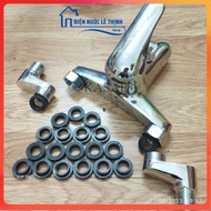 Combo of 6 genuine 2-layer rubber gaskets for wall-mounted hot and cold wall-mounted lotus root legs