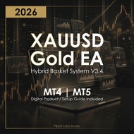 Hybrid Basket System V3.4 XAUUSD Gold EA | MT4/MT5