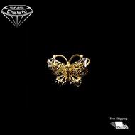 SMS DEEN Butterfly Ring, ±4.8GM - Gold 916 Emas - Cincin Rama-Rama (Sz: 23 - 4.81GM )