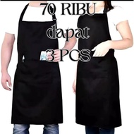 3pcs Waterproof and Oil-Resistant Barista Aprons for Men and Women Stylish Chefs