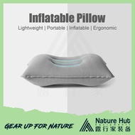 Portable Inflatable Air Pillow Outdoor Travel Camping Inflating Bantal Khemah PVC Neck Lumbar Backre