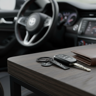 Boyfriend Gift Drive Safe Keychain Made of Stainless Steel