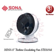 Sona 8" Remote Turbine Circulating Fan STC6048