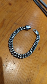 手工純銀古巴鏈 cuba chain