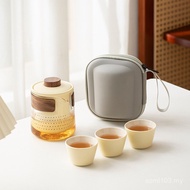 Another Shanyu Portable Glass Travel Tea Set Ceramic Quick Cup Outdoor Personal Portable Cup Event S