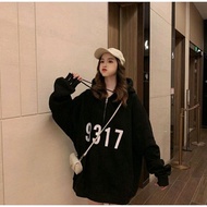 9317 XXL Hoodie Ld 130 Length 70 cm - XXL Men's and Women's Zipper Hoodie - Latest Oversized Jumbo H