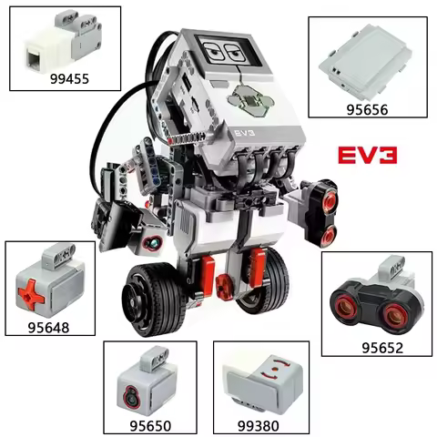 High-Tech Power Functions Series For 45544 EV3 Color Sensor Touch Ultrasound Sensor Large Medium Ser