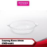 Minowa Casserole Glass Pan/ Pan with handle 20cm, 20.5cm