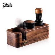 BINCOO Coffee Wooden Tamper Base Constant-Force Tamper Hammer Three-Piece Powder Distributor Set Esp