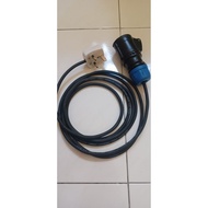 UK BS1363 plug to IEC 60309 CEE 16A 3 pin cable