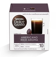 Nescafe Dolce Gusto NEW LOT Americano Rich Aroma Roast & Ground Coffee 16capsules x 8g Intensity ==1