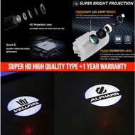 Toyota alphard vellfire ANH30 AGH30 shadow light logo door light accessories courtesy light