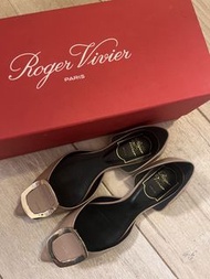 Roger Vivier 裸色 奶茶色 平底鞋  婆仔鞋