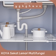YOKOHAUS - KOYA Multifunctional Cupboard Divider Rack Adjustable Kitchen Cupboard Divider Divider Di