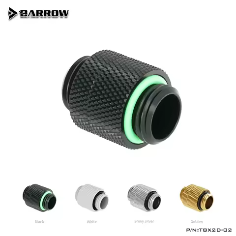 Barrow Rotary Male To Male Extender Fitting rotatable Pump to Reservoir Silver/Black/Gold/WhiteTBX2D