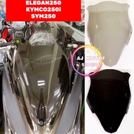 [ WINDSHIELD 60MM ] ELEGAN250 KYMCO250i SYM250 VISOR MODENAS ELEGAN KYMCO 250 250i SYM WINDSCREEN CA