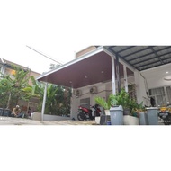 Kanopi baja ringan plus pvc lisplang profil besi termurah