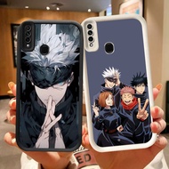 DJ-48 The spell returns to Gojo Satoru Silicone Casing black and white for OPPO Realme Narzo Reno F1