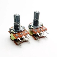 5PCS WH148 Jenis Potentiometer Tunggal Dengan Suis 5Pin B10K B20K B50K B100K B200K B500K Potentiomet