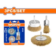 WADFOW WCE6402 Round Wire Brush Set There Are 3 Axes.