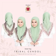 Diva Scarf Tudung Bawal Tribal Cendol(Hijau)