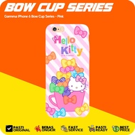 Garmma iPhone 6 Bow Cup Series Pink Case Softcase Cute