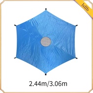 [Lsllb] Trampoline Shade Cover Trampoline Sun Protection Cover Oxford Cloth Blue Trampoline Awning for Outdoor Sports Accessories