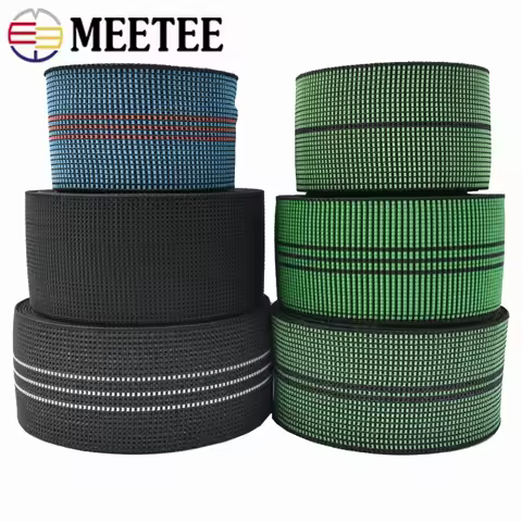 5/10Meters 5cm Sofa Elastic Band High Elasticity for Sewing Cushion Trampoline Backrest Chair Rubber