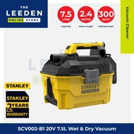 STANLEY SCV002-B1 20V 7.5L Wet & Dry Vacuum by Leeden Online Store