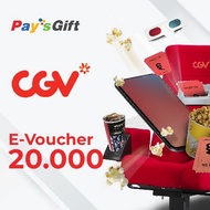 [PROMO OKTOBER] - [PaysGift] Voucher Digital CGV Cinema Value Rp.20.000