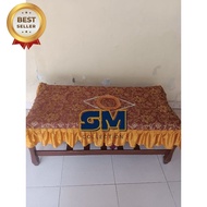 Sirta Maya Jaya | Taplak meja tamu bahan kain jok 120x60 rumbai 17 cm