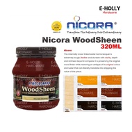 EHOLLY NICORA WOODSHEEN VARNISH (320ml) Low Odour | Water Based Varnish | Lacquer | Shellac | Paint