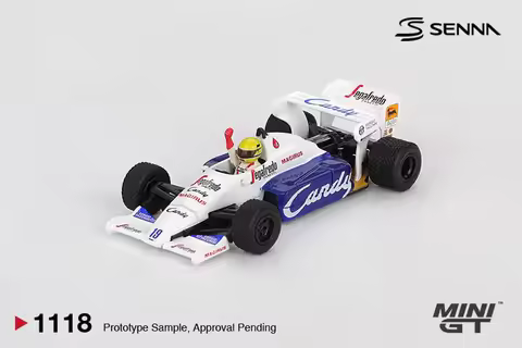 (Pre-Order) MINI GT 1:64 Toleman TG184 #19 Ayrton Senna 1984 Monaco Grand Prix 2nd Place Diecast Col