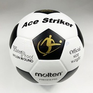 (ของแท้ 100%) ลูกฟุตบอล ฟุตบอล Molten F5S1510-F23 ลูกฟุตบอลหนังพีวีซี (PVC) หนังอัด ทนปูน มีมอก.